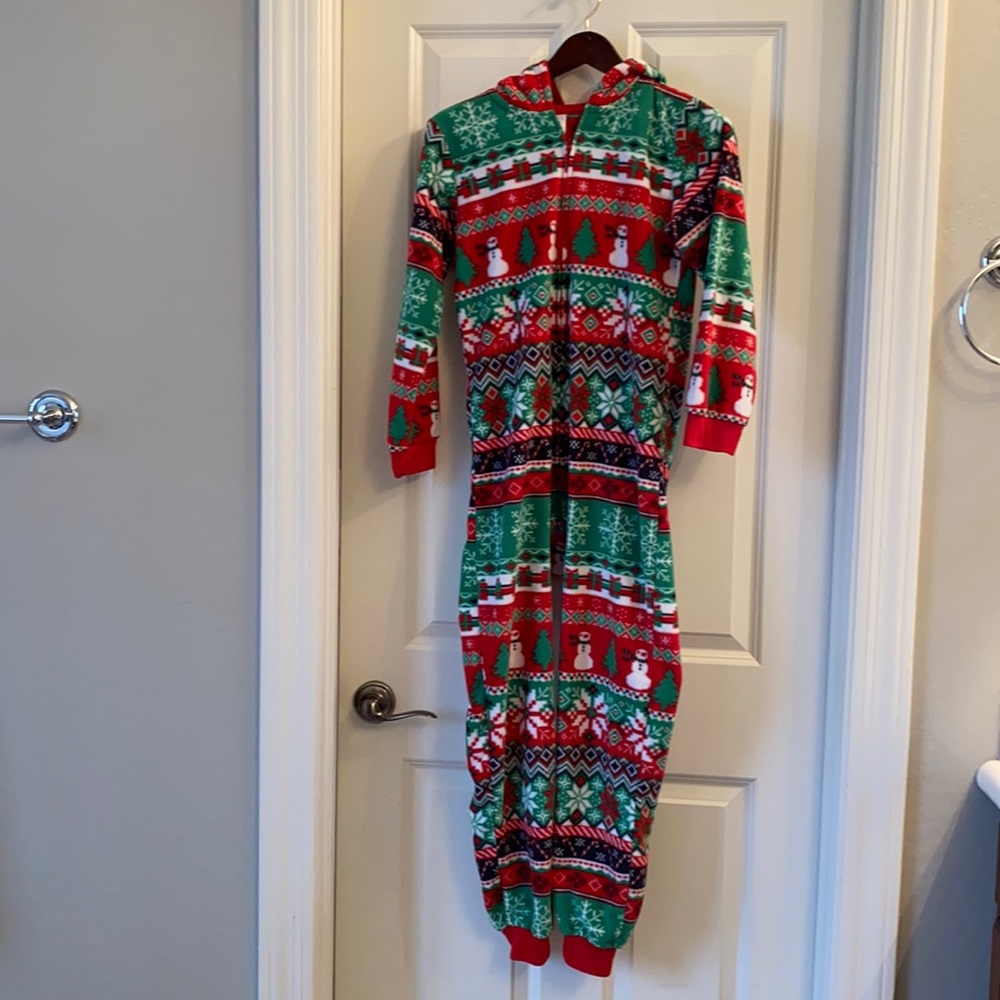 Kids Fleece Pajama One Piece Size XL/14 Children's Place